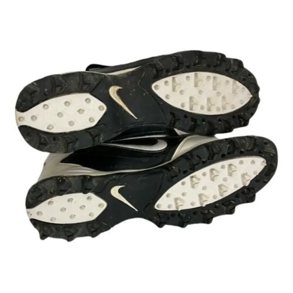 Nike Mens Land Shark Mid Black/White Cleat 318728-018 Size 11
